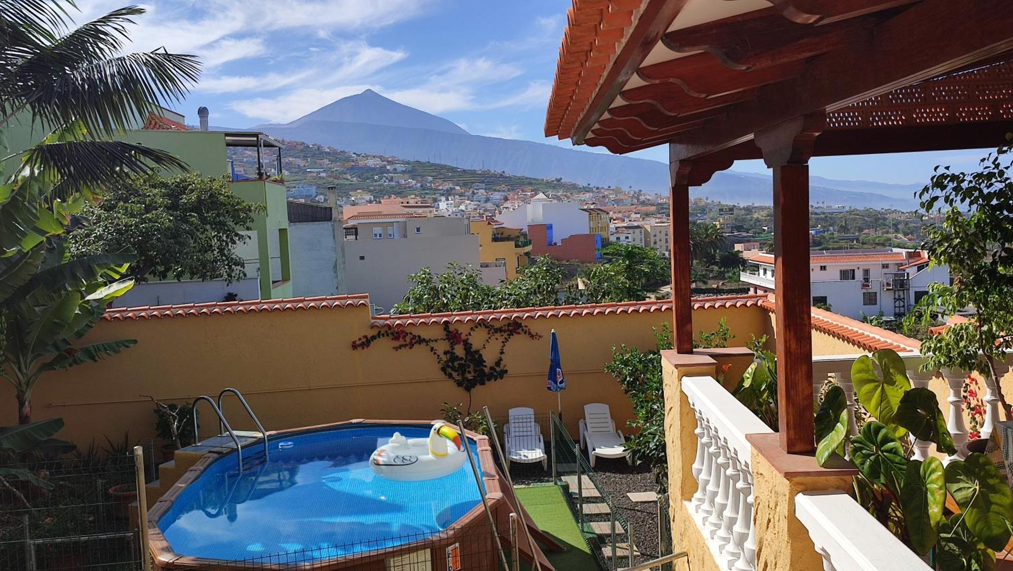 Casa" Vistas Al Teide" Mar Piscina Privada Parking Cubierto Gratuito En Las Instalaciones La Victoria de Acentejo Extérieur photo